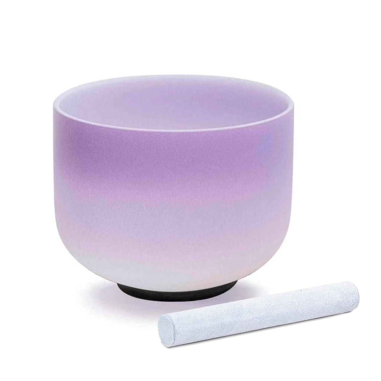Hye-eun Klangschale mit Wildlederstab, 20,3 cm, B-Note, 432 Hz, Violett