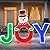 48'' Joy Snowman Lighted-Up Sign, Large Joy Christmas Yard Garden Decoration with SMD Lights for Winter Holiday Home Pathway Lawn Walkway Display Decor