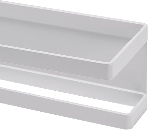 Miniatura 5 de Household Essentials Toallero de papel magnético de metal, color blanco