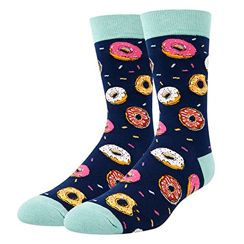 HAPPYPOP Donut Socks Donut Gifts Doughnut Socks Donut Lover Gifts for Men Boy
