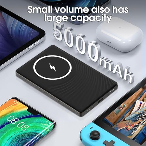 Dbasne MP051 Magnetic Portable Charger, 5,000Mah Mag-Safe Slim Wireless Power Bank thumb #6