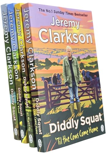 Diddly Squat Series By Jeremy Clarkson: 4 Books Collection Set (Diddly Squat: A Year On The Farm, ‘Til The Cows Come Home, Pigs Might Fly & Home to Roost)