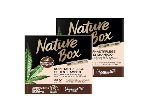 Nature Box Szampon do pielęgnacji skóry głowy (85 g), 2 sztuki, 2 x 85 g