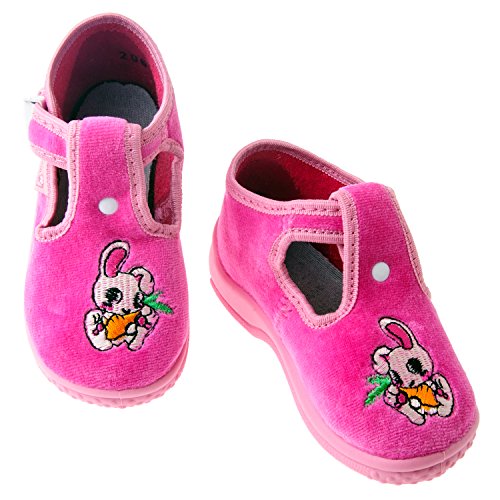 Zetpol Embroidered Bunny Children Shoes (Pink) (23 Europe - 7 US)