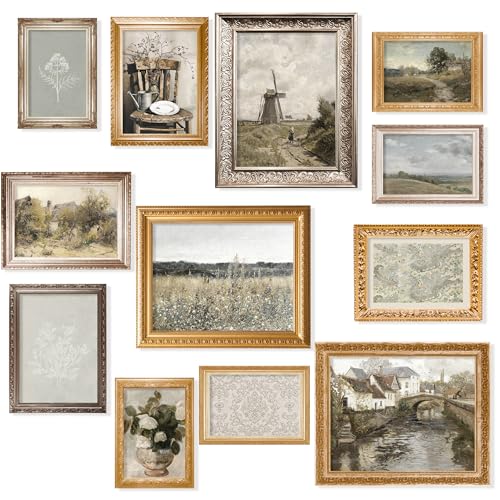 97 Decor Vintage Farmhouse Wall Art - Vintage Posters for Room Aesthetic, French Country Decor, Rustic Pictures, Vintage Art Prints Landscape Wall Art for Bedroom (8x10 Unframed)