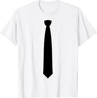 Tie Printed Fake Suit Shirt Tie Funny Dressed T-Shirt
