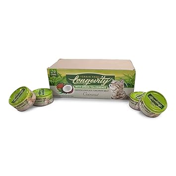 Nurture Pro Longevity Grain Free Wet Cat Food - Coconut - Chicken & Skip Jack Tuna White Meat - 80 g Each Pack of 24