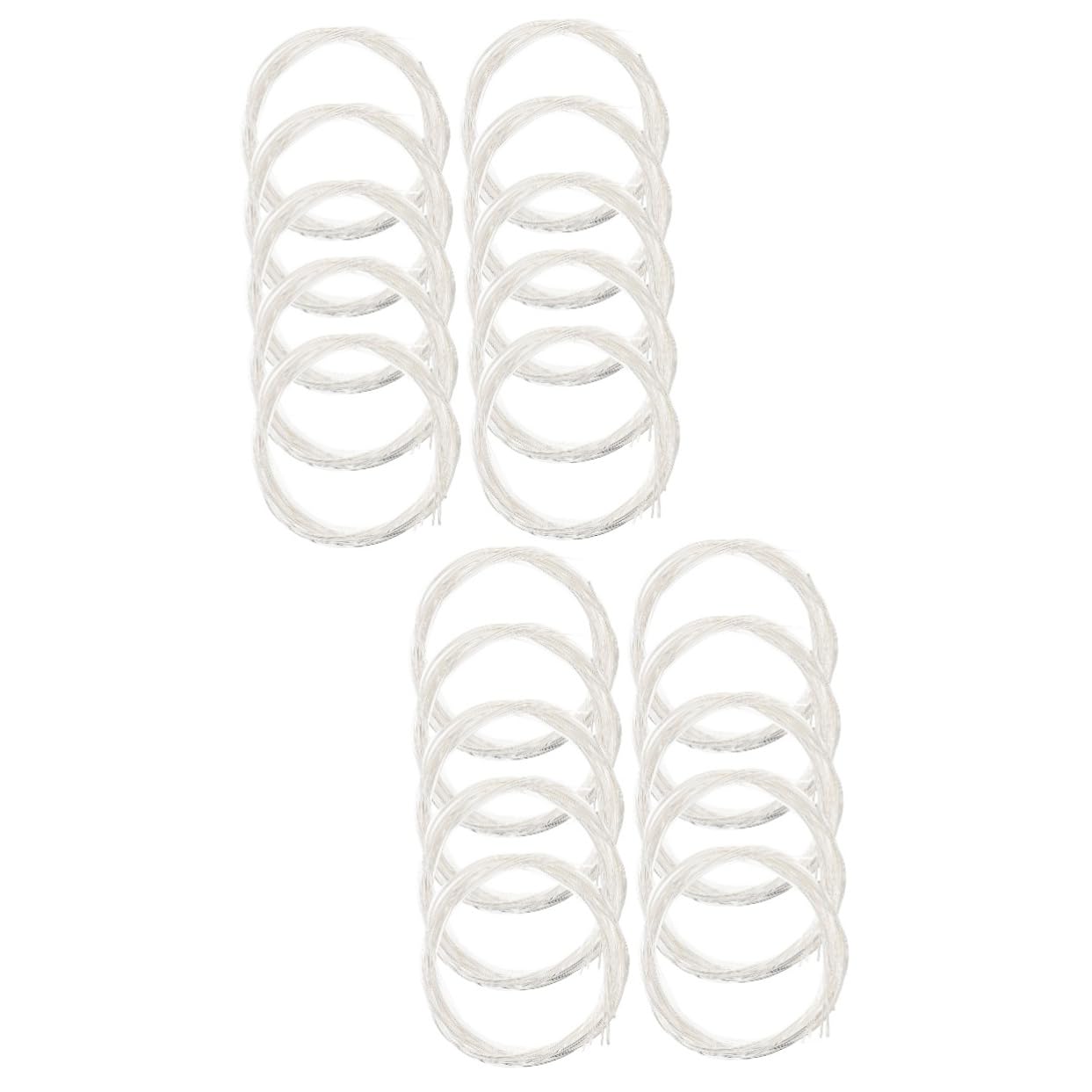 ibasenice 20confezioni Pacchi Di Corde Per Chitarra Nylon Di Corde Resistenti Per Chitarra Folk Per Musicisti e Regali Per Amici e Familiari
