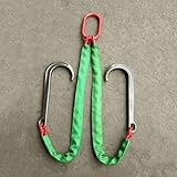 Hindernisauto 3T Transport-Abschleppkette - Abschleppkette Für Abschleppwagen, Pannenwagen-Langschafthaken, J-Haken, Abschleppketten-Zaumzeug Und Greifhaken Pannenwagen