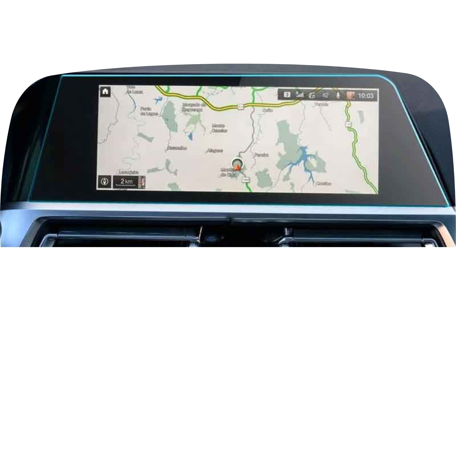 Verre trempé GPS haut de gamme pour BMW G20 G21 protection écran de navigation en verre blindé
