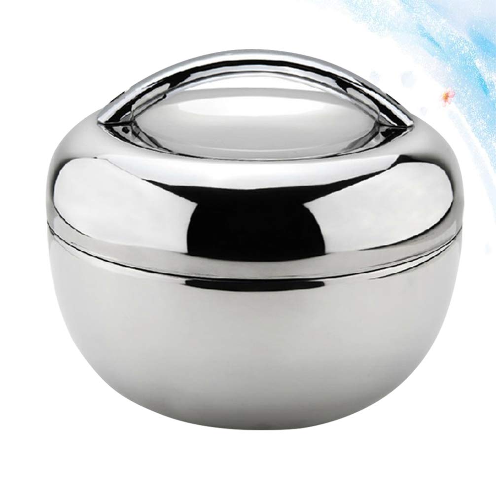 VOSAREA Boîte à Déjeuner Bento 1 L Acier Inoxydable Qualité Alimentaire Compartimentée Maintien au Chaud pour Étudiants Bureau Travail Portable