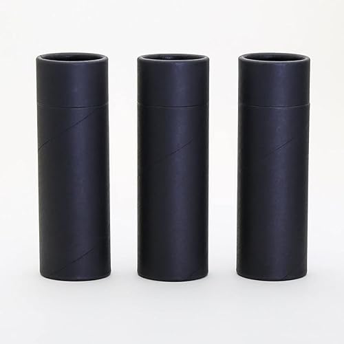 Miniatura 2 de 100 mL Black Kraft Paper BalmSalveCosméticoLoción Tubos (1000)