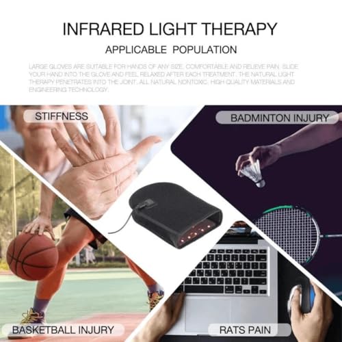 OrthoJointRelief Red Light Therapy Glove – Dual Sided LED Pain Relief for Hand, Wrist & Fingers – Ideal for Arthritis, Joint Support & Muscle Recovery - Image 7