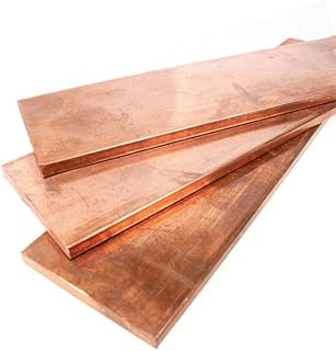 GatherTOOL 1pc High Purity Red Coppers Flat Bar Strip 99.95% Pure Coppers Plate DIY Material Thickness 3/4/5/6/8mm Length 100mm (Color : 1PC, Size : 5x15x100mm)