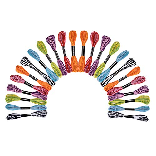 24pcs Embroidery Needle Threads Scissors For Craft Tool For Threaders Sewing Knitting