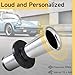 Ooga Horn 12V Kit, Antique Classic Car Hot Rod Aooga Ahooga Horn with Wire and Button, Banhao OOGA Air klaxon Vintage Old Style School for Truck Golf Cart Car