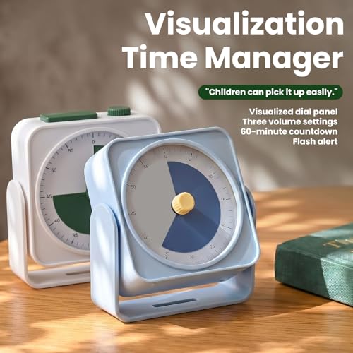 Image of EooCoo Visual Timer, 60-Minute Silent Countdown Productivity Timers