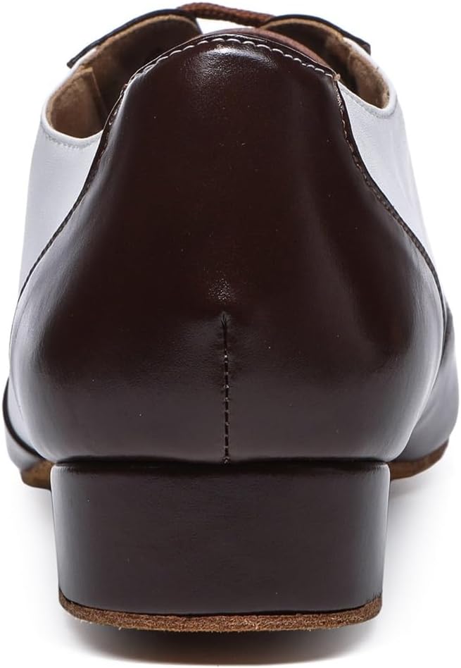 Mens Lace-up Leather Latin Chacha Tango Jazz Rumba Ballroom Modern Dance Shoes