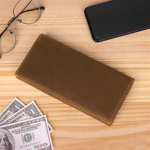 Engraved Wallet for Men Husband Dad Son Grandpa,Personalized Leather Long Wallet Gifts,Custom Gifts.3