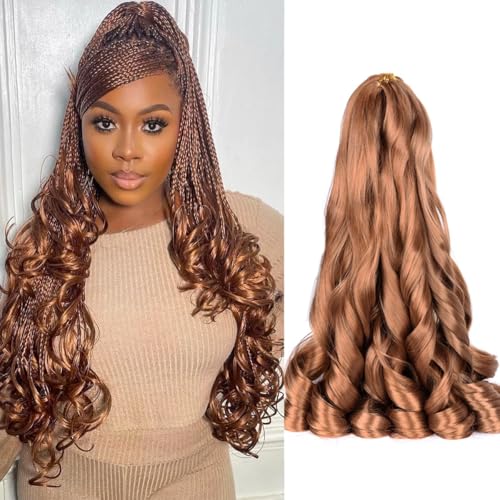 French Curl Braiding Hair 8packs Loose Wavy 30# Pre Stretched
