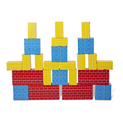 Melissa & Doug Jumbo Extra-Thick Cardboard Building Blocks - 40 Blocks In 3 Sizes #TOP6