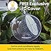 HAUS BRIGHT LED Grow Light Bulb - Warm White | for Indoor Plants Full Spectrum Lamp | Seed Starting, House, Garden, Vegetable, Succulent, Hydroponic, Greenhouse Growing | 100W E26