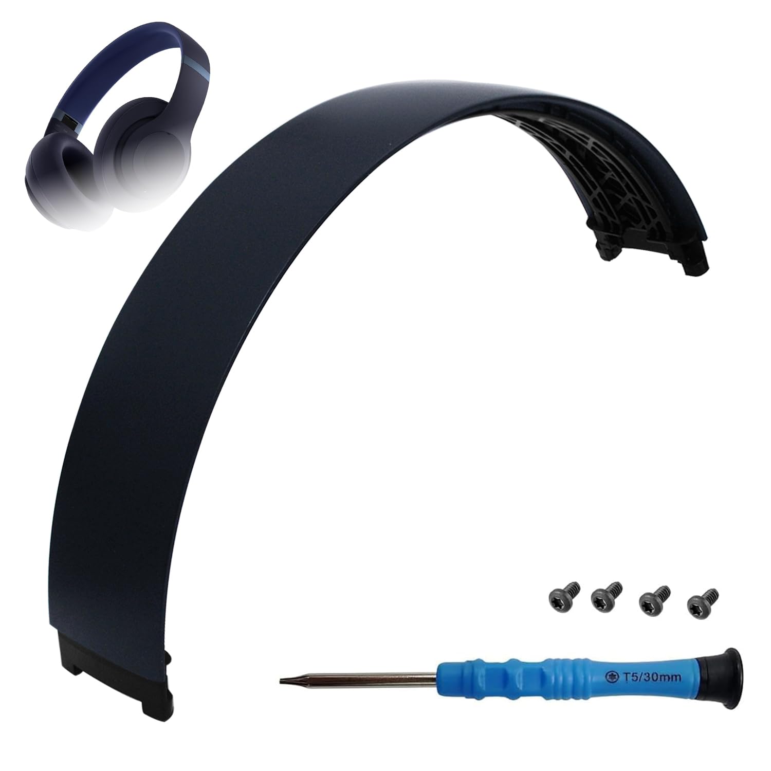 Studio Pro Headband Replacement, Top Head Band Replacement Repair Kit for Beats Studio Pro Wireless Headphones Accessories, Composite Materials,