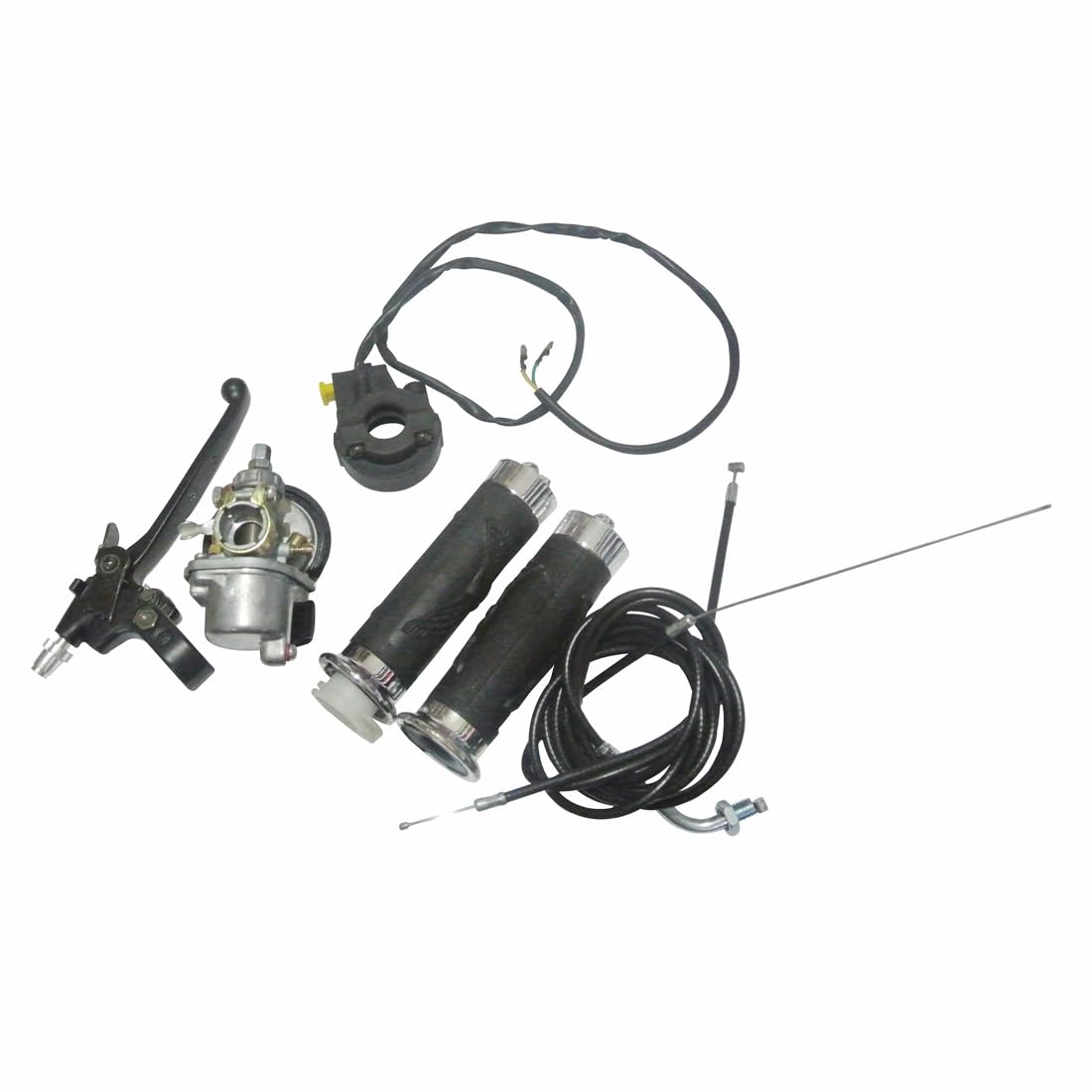 MayNuo Juego de Cables del Acelerador del carburador WT Palanca de Embrague Izquierda Ajuste 66CC 80CC Bicicleta motorizada