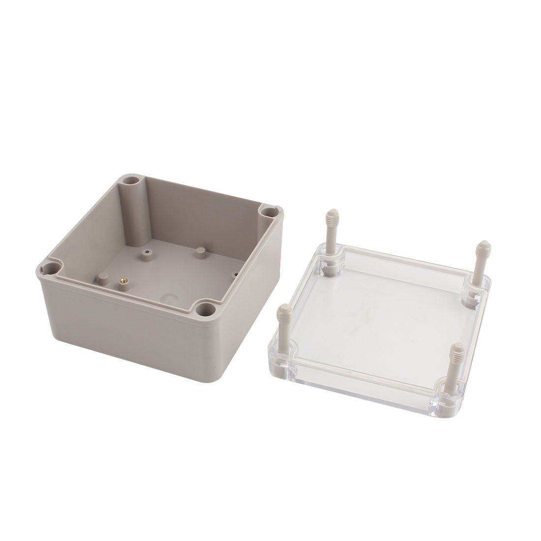 Steckdosen Abdeckung DIY Aluminium Projektbox Elektronische Anschlussdose Aluminium Kühlbox Gehäuse Gehäuseschale 4 Pc Gehäuse