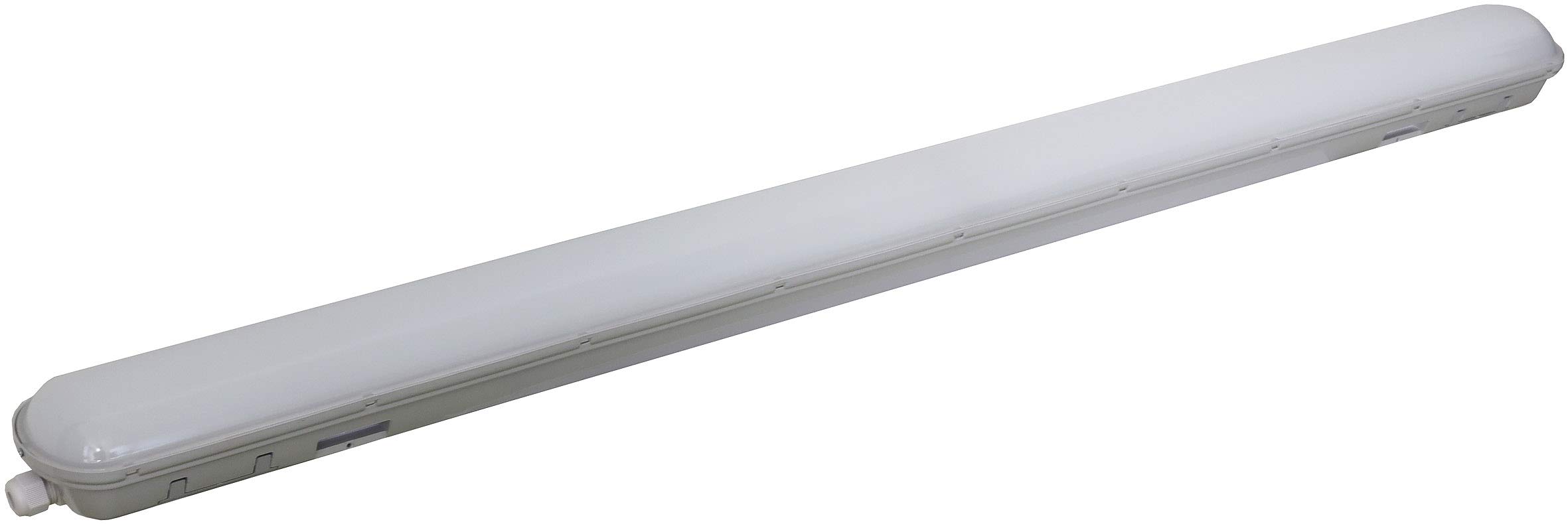 ChiliTec LED Deckenleuchte Feuchtraumleuchte mit Durchgang IP65 230V Wannen Leuchte - Beleuchtung Nass Raum Garage Carport Keller Neutralweiß - Länge 120cm
