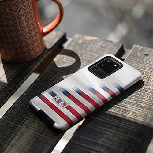 Skinit Pro Phone Case Compatible with Galaxy S20 Ultra 5G - USA Soccer Flag Design