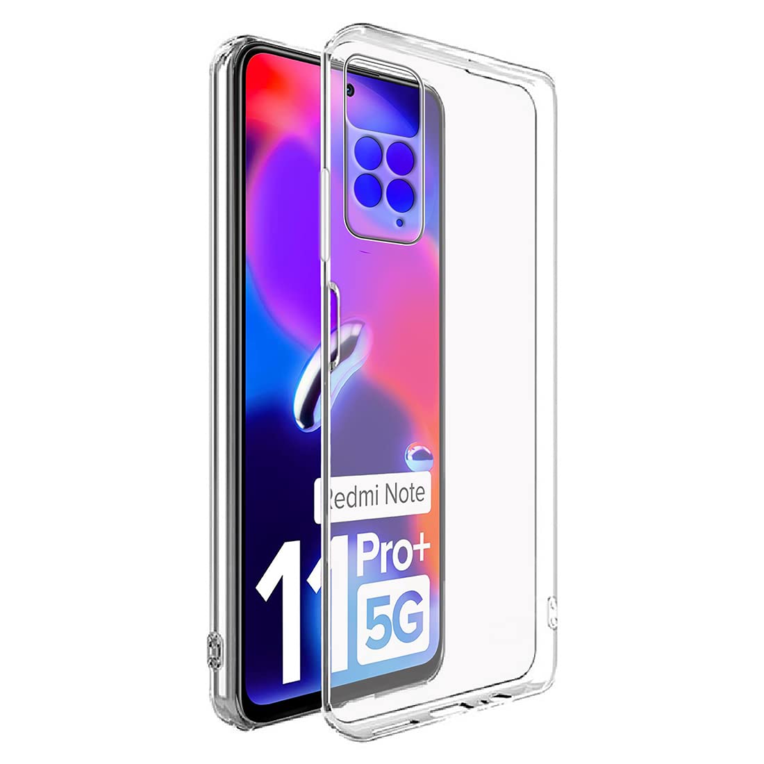 Amazon Brand-Solimo Basic Case for Mi Redmi Note 11 Pro Plus 5G (Thermoplastic Polyurethane_Clear) (B09YNS3V7B) Amazon Price History, Amazon Price Tracker