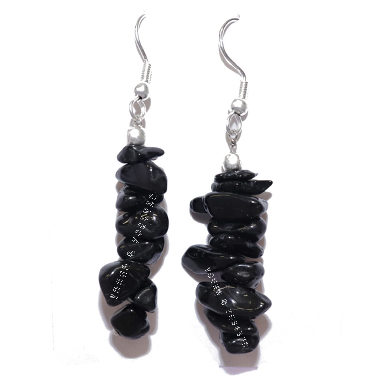 Young & Forever Gift AAA Quality Onyx Earrings for Women Natural Tumbled Stone Dangle Earrings for Girls Colorful Crystal Dangle Drop Hook Earrings Chakra Healing Gemstone Chip Set (B09XMX89PF) Amazon Price History, Amazon Price Tracker
