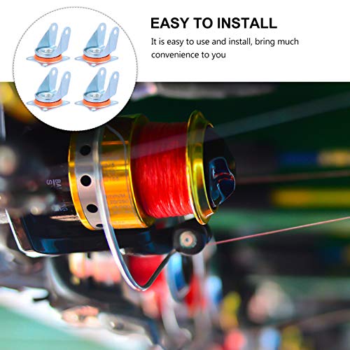 POPETPOP Suporte de Roda Universal 4Pcs Rotativo Giratório Suporte de Rodízio Suporte de Rodízios Em