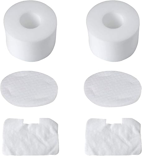 Filtro de repuesto para modelos verticales Shark Navigator Deluxe NV42 31, NV44, NV46, NV4626, UV402, parte XFF36, paquete de 2, blanco