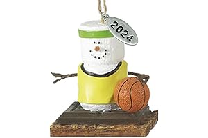 Basketball Smores Christmas Tree Ornaments