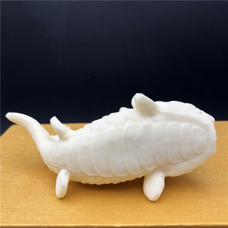 Estatua Cerámica Decorativa de Pescado Dragón Artesanal miniatura 4