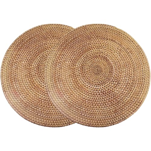 Set de table en rotin anti-rayure protégeant votre table en bois - 4