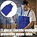Geavonyg Multipurpose Flameproof Welding Apron Front Tool Pocket Ergonomic Design For Metal Cutting And Industrial Maintenance Multipurpose Welding Protective Apron