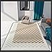 Tapis Imitation Cachemire Imprimé Nordique, Tapis En Peluche À Carreaux En Damier, Durable Et Doux Pour La Peau, Sans Peluches, Adapté À Toutes Les Saisons, Adapté Au Salon Et À La Chambre 160x230cm