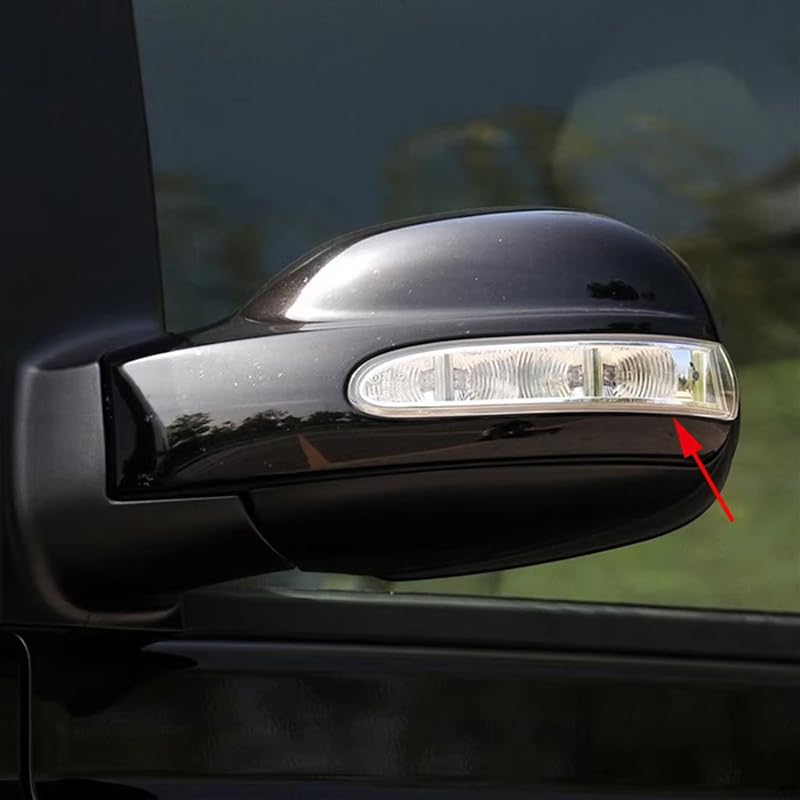 Retrovisor Luces de Giro Intermitente Indicador Lateral Espejo para Mercedes Benz W209 CLK Viano W639 2002-2009,Right