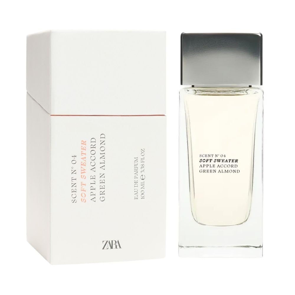 Zara Soft Jumper Fruity Floral Fragrance with Apple Accord, Green Almond & Lilybelle, Soft Comforting Perfume for Women Eau de Parfum EDP 100ml (3.4 fl oz)