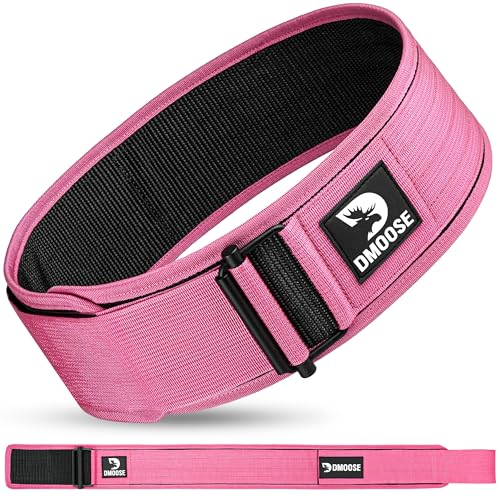 DMoose Auto Locking Weight Training Belt, Provides Lumbar Support & Stability, 4