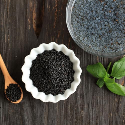 Image of BOKF Basil Seeds (Sabja) + Chia Seeds Combo Pack | Natural & Raw Superfoods | Rich in Fiber, Omega-3 & Protein | Ideal for Weight Management, Detox Drinks & Healthy Recipes.