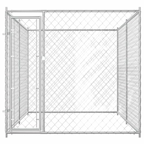 vidaXL Outdoor Hundezwinger 382x192x185 cm Hundehaus Hundehütte Hundekäfig