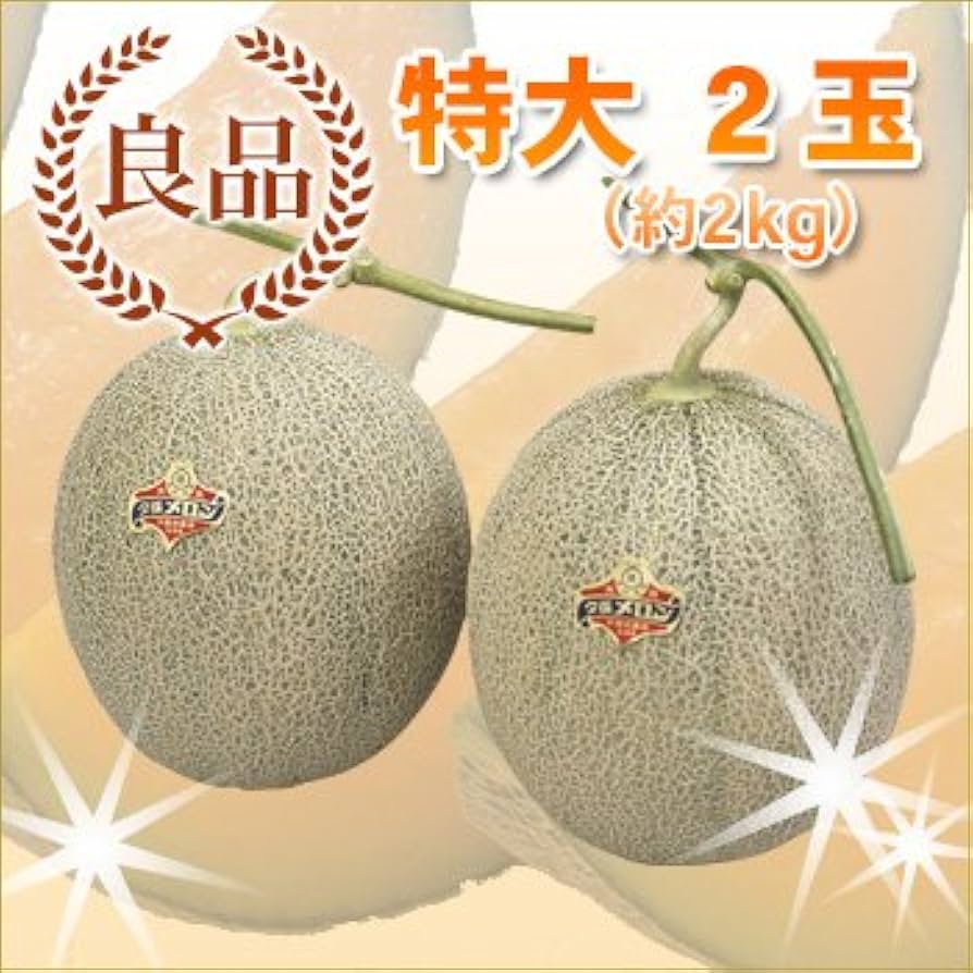 Amazon.co.jp: 夕張市農協直送 夕張メロン 共撰品 良品特大(約