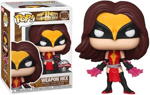 Funko Marvel Infinity Warps Pop! Figura hexagonal de vinilo con tema candente exclusivo