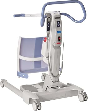 Arjo Sara Flex Sit-to-Stand Patient Lift | 440 lbs Electric Standing Aid with Flexible Silicone Supports Compact Single Caregiver Transfer Device No Scale