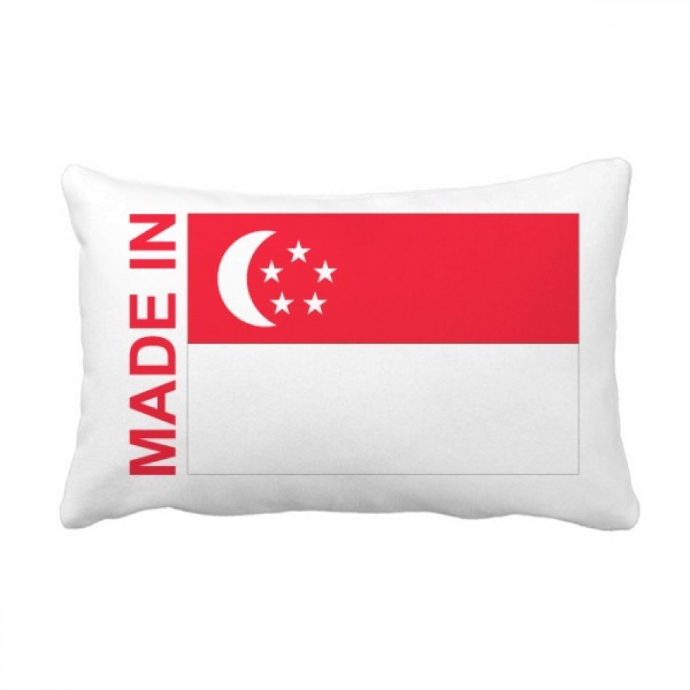 Coussin Singapour Country Love oreiller lombaire multicolore 40x60 cm décoratif