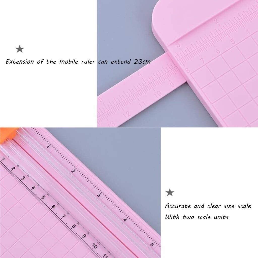 Papierschneider, Papier-Guillotine, Papierschneider, Papierschneidemaschine, Foto-Cropper, tragbarer Kleiner A4-Handschneider, Papierschneider für Haushaltsrechnungsetiketten